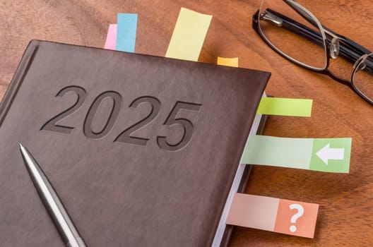 Notebook on a desk 2025