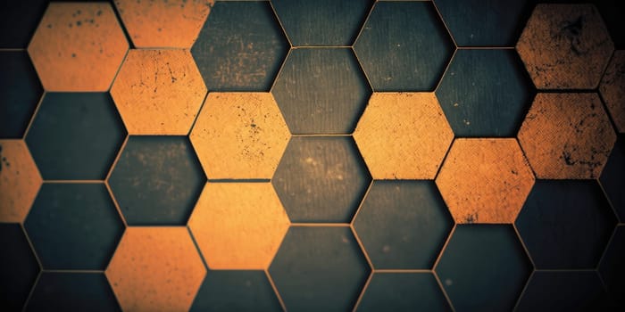 An abstract retro pattern background - AI generated
