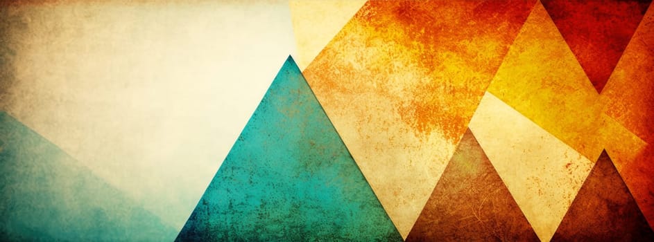 An abstract retro background with rough textures - AI generated