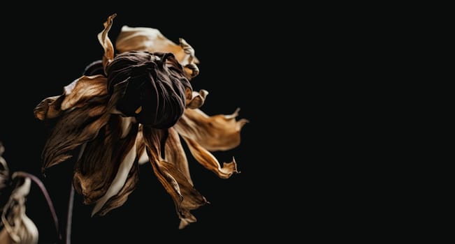 A withered flower - AI generated