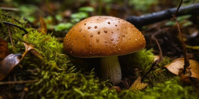 A porcini mushroom - AI generated