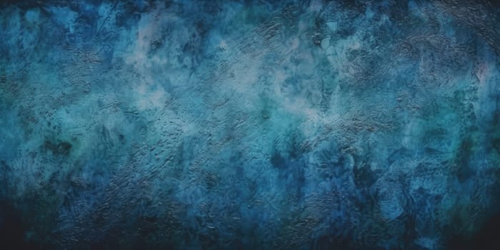 A vintage grungy blue background texture - AI generated
