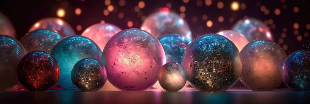 Glass ball decoration - AI generated