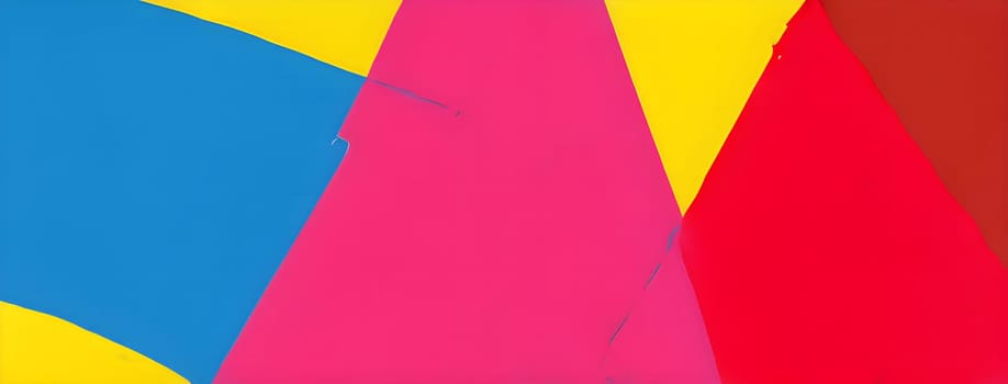 pop art wallpaper background in blue, yellow, pink and red hues