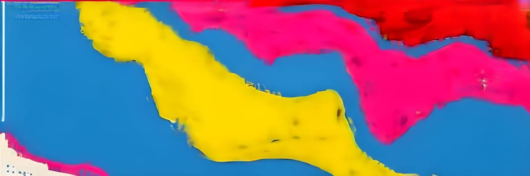 pop art wallpaper background in blue, yellow, pink and red hues