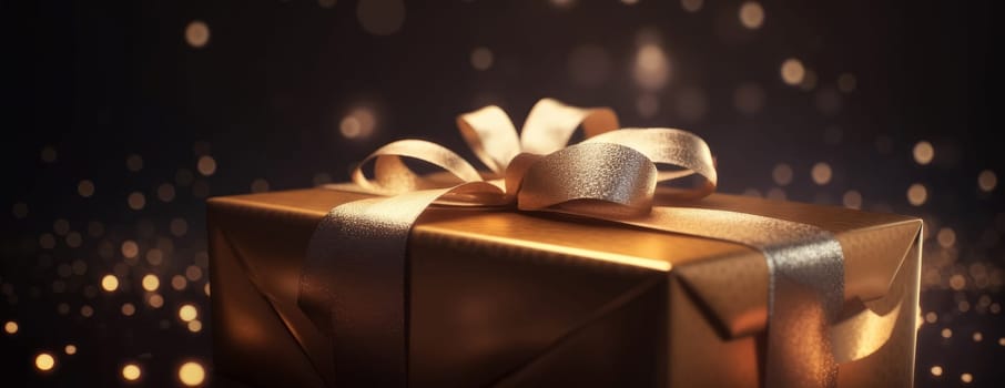 A closeup of a present - AI generated