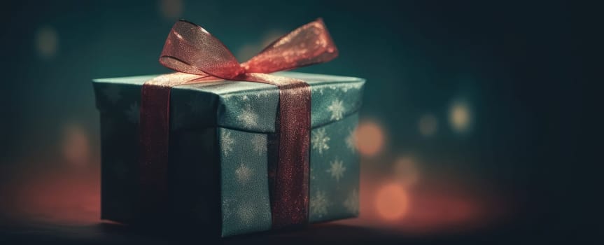 A closeup of a present - AI generated