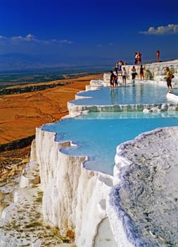 Hot Sprigs in Pamukkale, Turkey