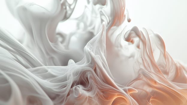 Ultra-realistic banner image featuring a vivid ink splash with subtle wisps of smoke emerging from it. The focus is on the intricate details of the ink's movement and texture, set against a clean white background. This visually striking composition is ideal for a modern and artistic landing page design.