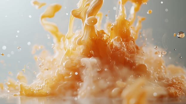 Ultra-realistic banner image featuring a vivid ink splash with subtle wisps of smoke emerging from it. The focus is on the intricate details of the ink's movement and texture, set against a clean white background. This visually striking composition is ideal for a modern and artistic landing page design.