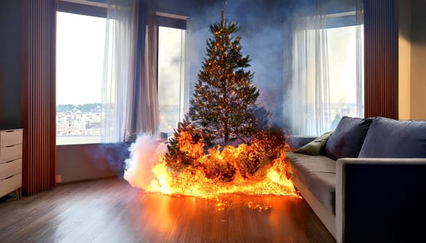 The risk of fire is particularly high during the Advent season. It's good to have insurance.