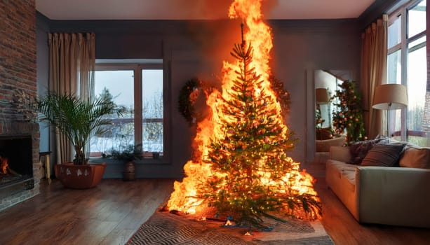 The risk of fire is particularly high during the Advent season. It's good to have insurance.