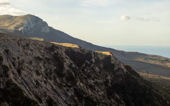 Crimean hills and mountains, nature of Crimea.