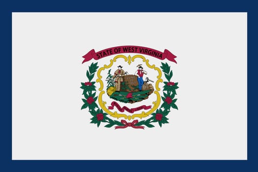 A West Virginia State Flag background illustration