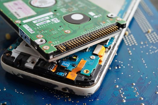 Repairing and upgrade circuit mainboard of notebook, electronic, computer hardware and technology.