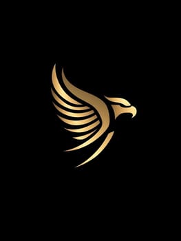 Wildlife Eagle Face Bird icon logo symbol
