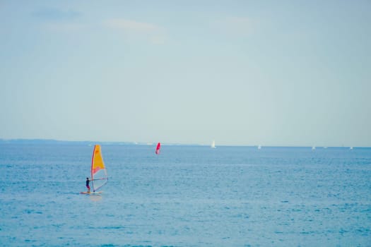 Sagami Bay Sea and Marine Sports. Shooting Location: Kamakura City, Kanagawa Prefecture