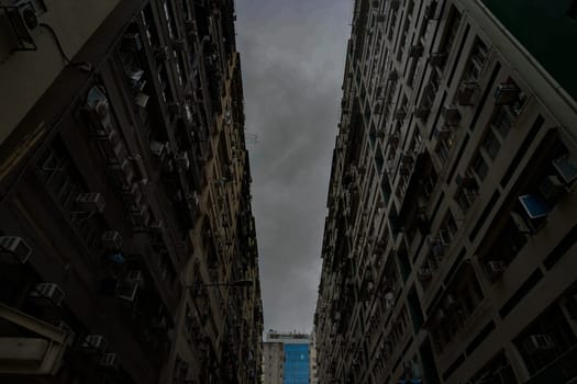 Hong Kong Huge Meeting Housing. Shooting Location: Hong Kong Special Administrative Region