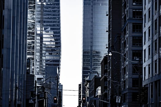 Cloudy city (Toronto). Shooting Location: Toronto