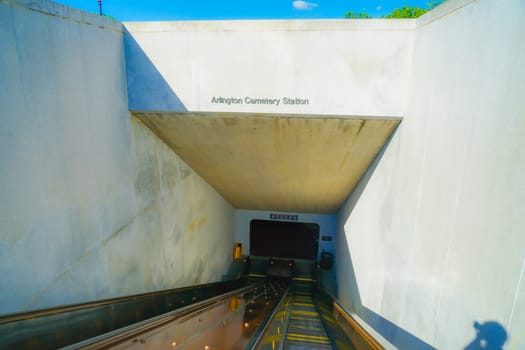 Aurlington station escalator. Shooting Location: Washington DC