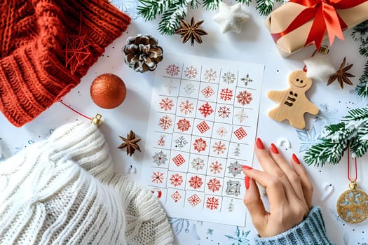 Create Intricate Snowflake Designs: A Winter Holiday Craft Project with Festive Decorations, Cozy Knitwear, and Seasonal Accents.  Explore Various Styles for Unique Artistic Expression.