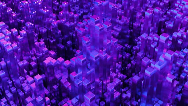 Waves of Rectangles. Computer generated