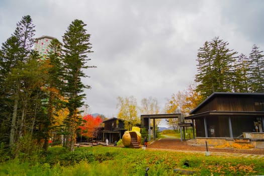 Tomamu scenery (autumn). Shooting Location: Tomamu