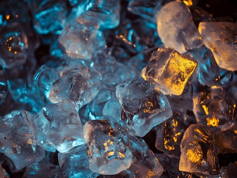 Ice cube crystal clear frozen cold freezing icy cubes