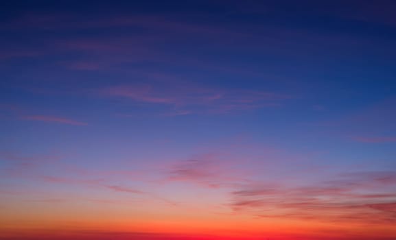 Beautiful dramatic scenic after sunset sky background after sunset