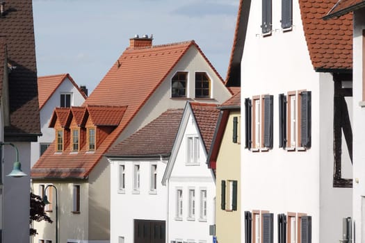 Haeuserzeile in Dietzenbach