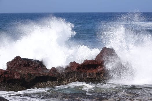 Kueste bei El Golfo, lanzarote