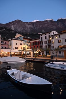 Hafen in Malcesine am Gardasee