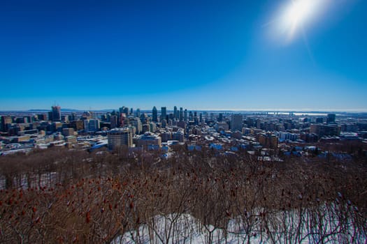 winter air in montreal. Shooting Location: montreal, canada