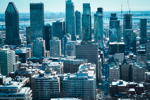 Montreal cityscape (Canada). Shooting Location: montreal, canada