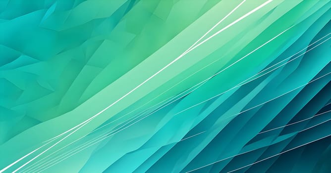 Converging digital lines and sport gear silhouettes creating an abstract pattern to show AI impact in sports training