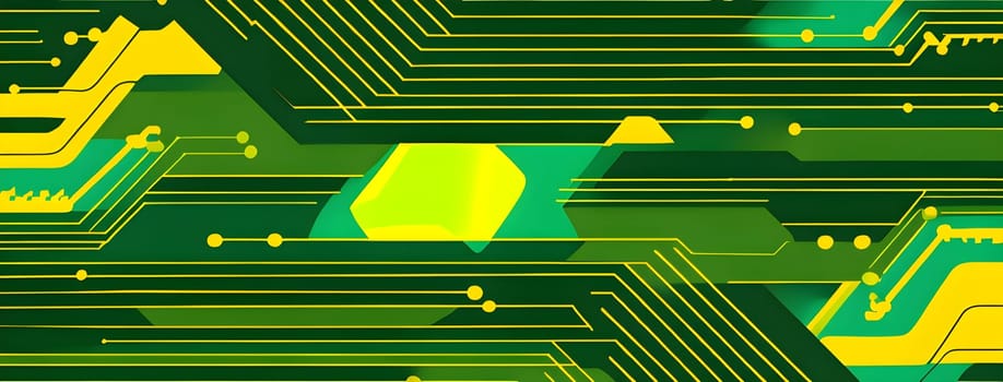Converging digital lines and sport gear silhouettes creating an abstract pattern to show AI impact in sports training