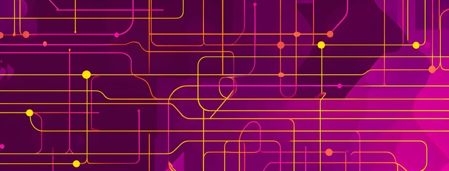 Converging digital lines and sport gear silhouettes creating an abstract pattern to show AI impact in sports training