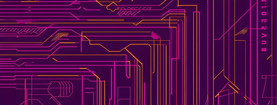 Converging digital lines and sport gear silhouettes creating an abstract pattern to show AI impact in sports training