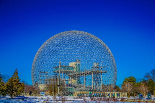 Montreal Biosphere (Canada). Shooting Location: montreal, canada
