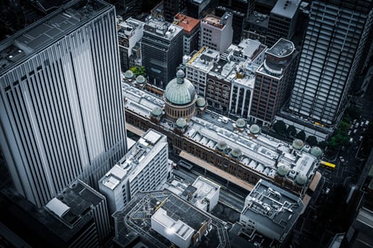 Night view and historical buildings. Shooting Location: sydney, australia