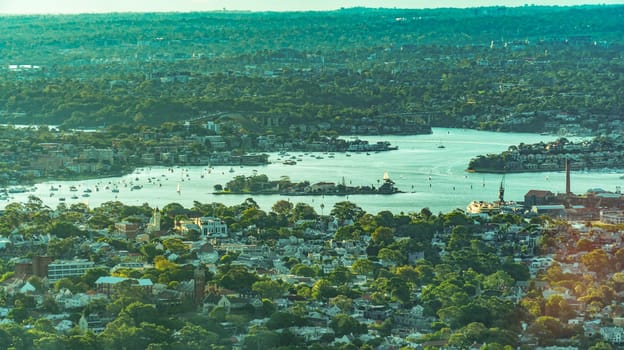 View from Sydney Tower. Shooting Location: sydney, australia