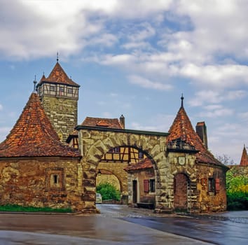 Röder Gate in Rothenburg, Germany