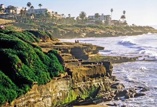 Pacific Coast in La Jolla, California