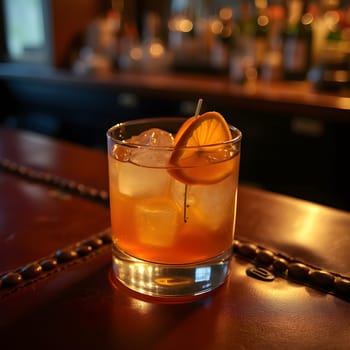 The Timeless Old Fashioned: A Touch of Orange at the Leather Bar