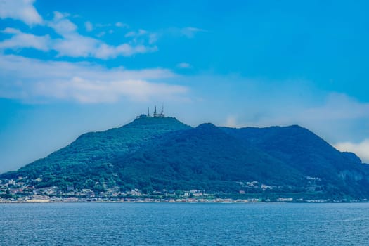 View of Tsugaru Strait. Shooting Location: Hakodate City, Hokkaido