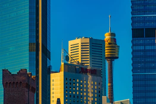 Sydney central buildings. Shooting Location: sydney, australia