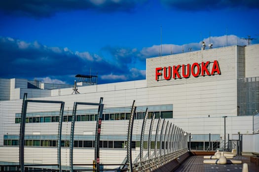 Fukuoka Airport exterior. Shooting Location: Fukuoka prefecture