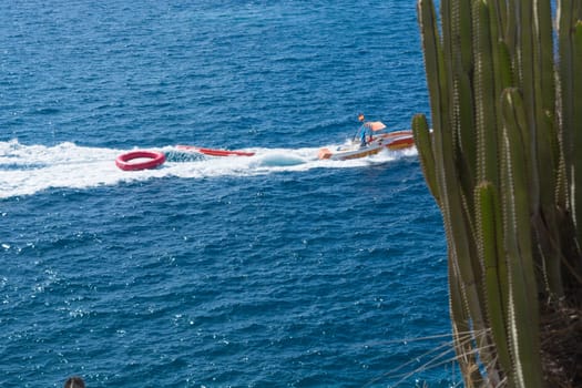 CRAN CANARIA, PUERTO RICO - NOVEMBER 16, 2019: Marina in Puerto Rico de Gran Canaria.