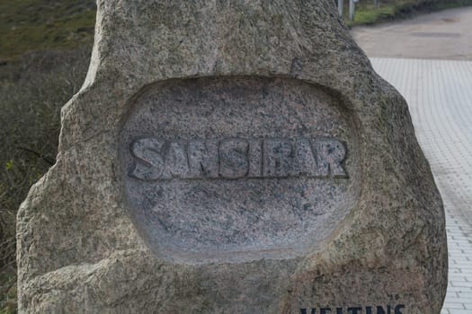 SYLT, GERMANY -MARCH  13, 2020: Sylt, Germany -March 13, 2020:  At the Beach bar Sansibar, Kampen, Sylt, North Frisia, Schleswig-Holstein, Germany, Europe