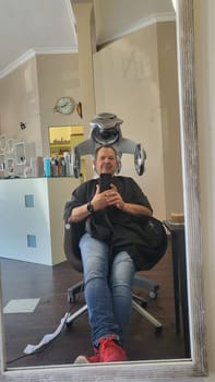 Interior of a luxury hair and beauty salon
